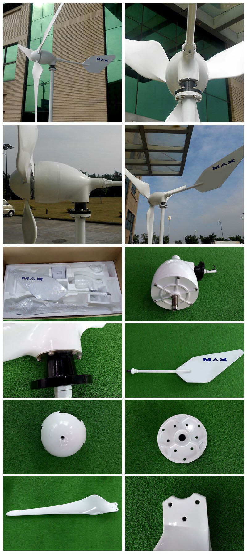 1000W Hybrid Solar Wind Power Generation System