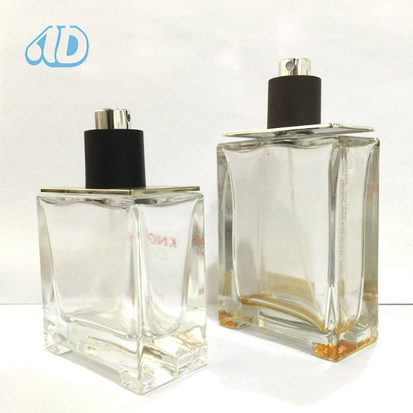 Ad-P307 Glass Square Perfume Bottle 100ml 50ml 25ml