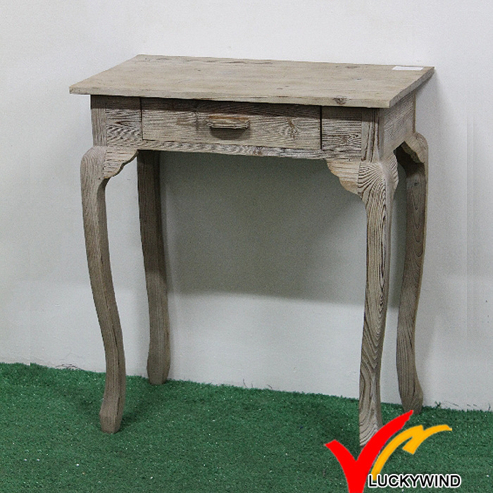 Antique Wooden Outdoor Furniture Handmade Wood Side Table