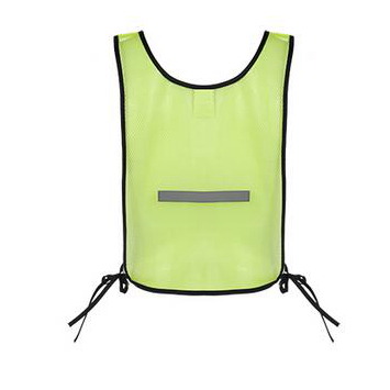 Simple Mesh Fabric Safety Vest with Reflective Tape