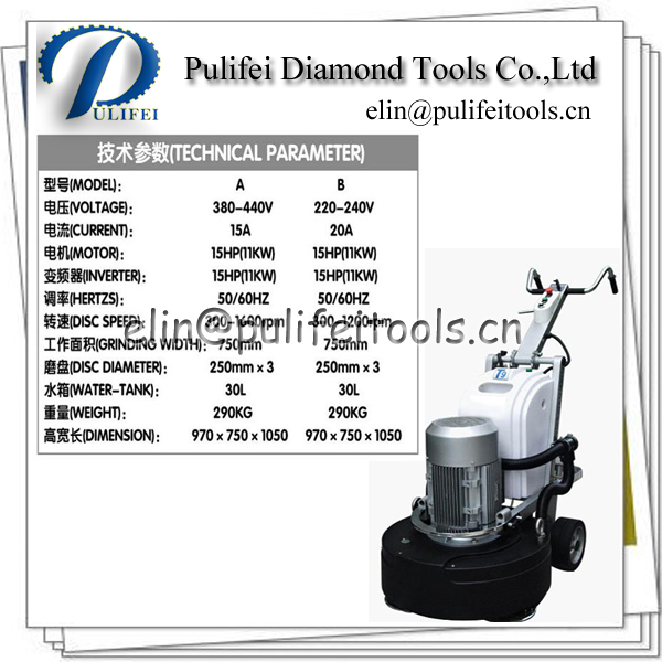 Concrete Floor Grinding Machine for Granite Marble Floor Polisher