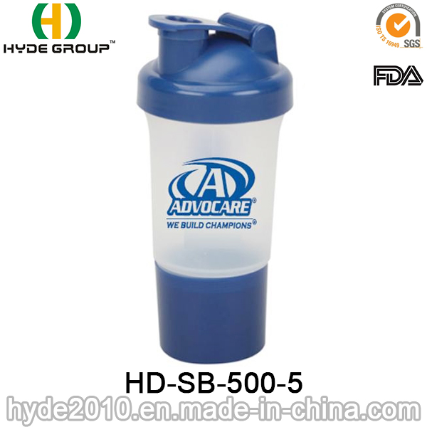 500ml Hot-Selling Protein Smart Shaker Bottle (HD-SB-500-5)