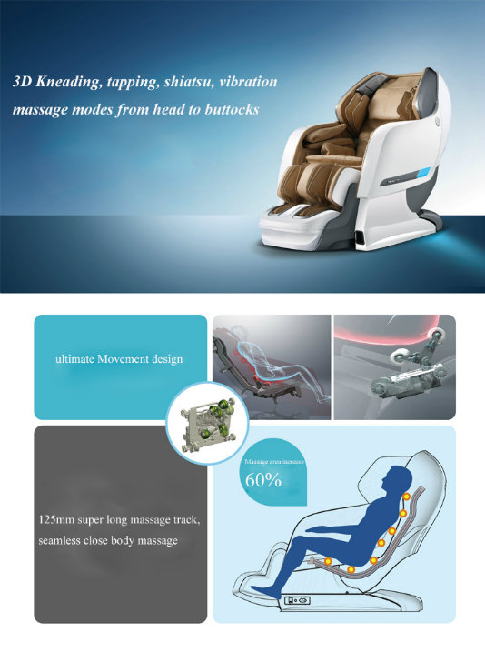 2016 Latest Popular Intelligent 3D Massage Chair