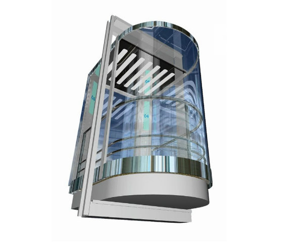 Panoramic Elevator, Sightseeing Elevator with Small Machine Room (XNG-005)