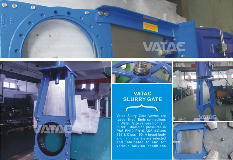 Cast Steel Wafer Slurry Knife Gate Valve