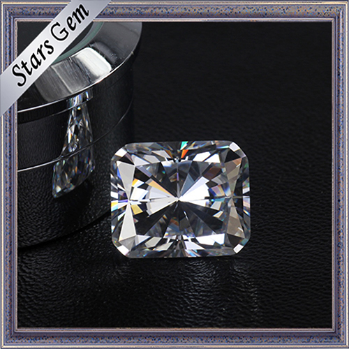 Whole Sale Price Vvs E/F Color Radiant Cut Moissanite Stones for Fashion Necklace