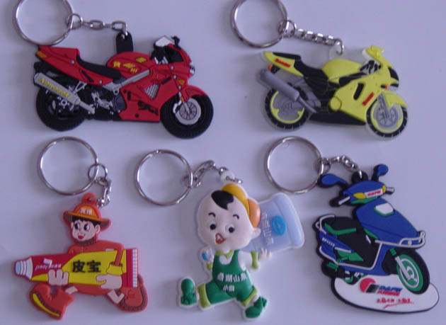 Badminton Key Chain, Cartoon Image Keyring (GZHY-YSK-0015)