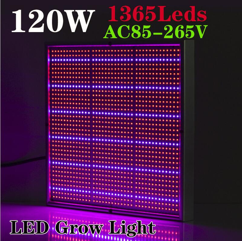 120W LED Grow Light Hydroponics Plants Lighting AC85~265V