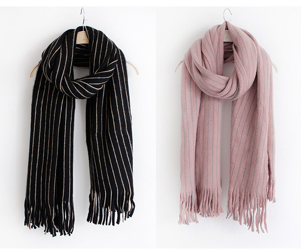 Lady Fashion Cashmere Like Knitted Scarf Winter Circle Loop Scarf (SK110)