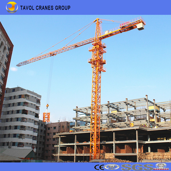 Qtz400 7055 with 25t Max Load Chinese Top Kit Tower Crane Manufacturer