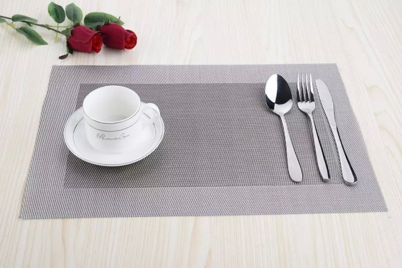 High Quality Cheap Eco-Friendly Material PVC Woven Placemat