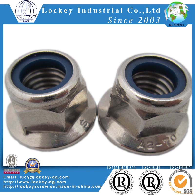 Ss 302 Hex Nylon Lock Nut Nylon Lock Nut