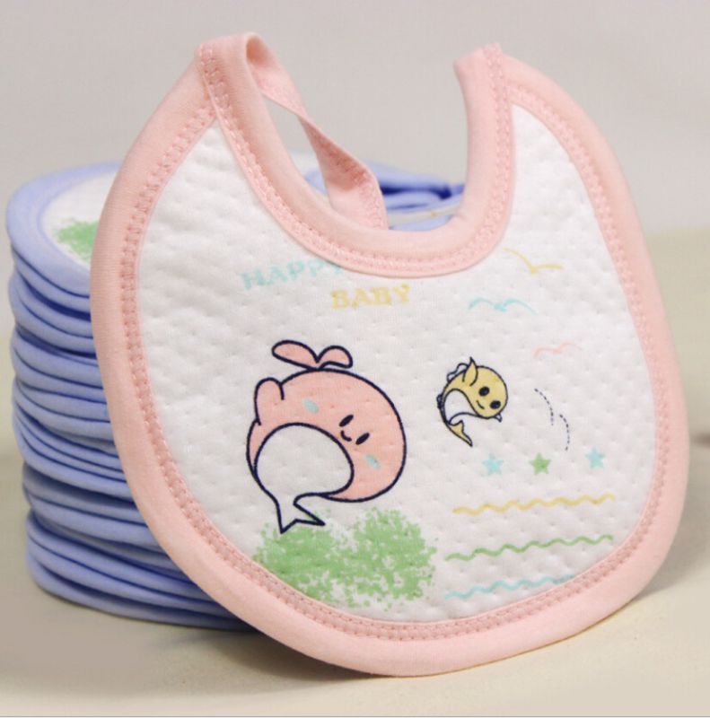 Waterproof Animal Printing Soft Baby Bib