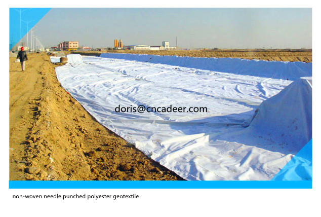 Non Woven Needle Punched Polyester Geotextile 400g