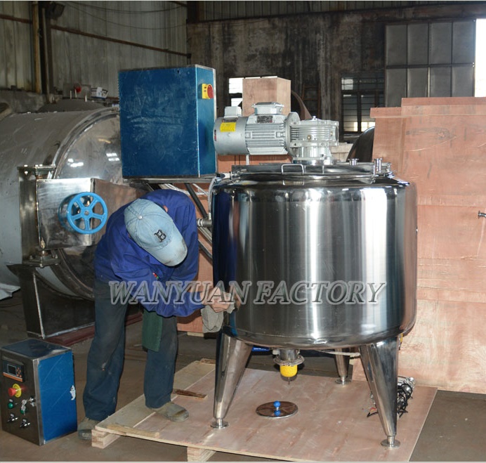 500L Electric Heating VFD Mixing Tank Blending Tank