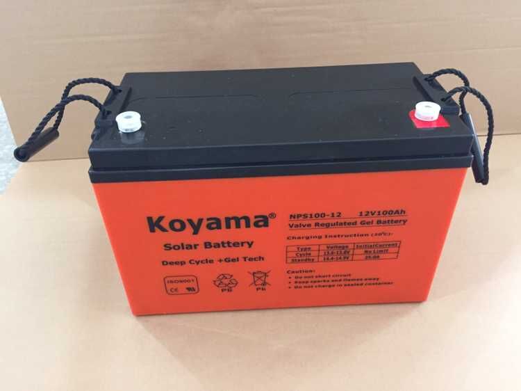 12V 100ah Solar Deep Cycle Gel Battery for Telecom, Solar System