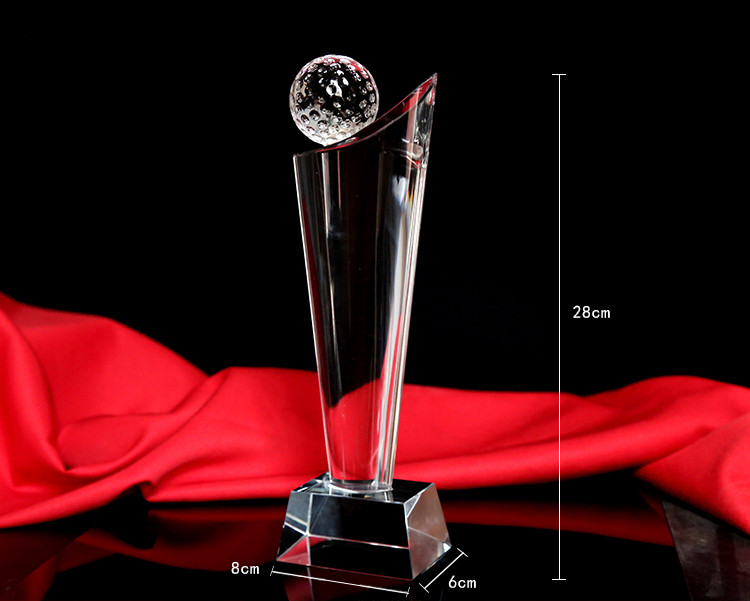 Custom Crystal Sport Trophy Craft for Football