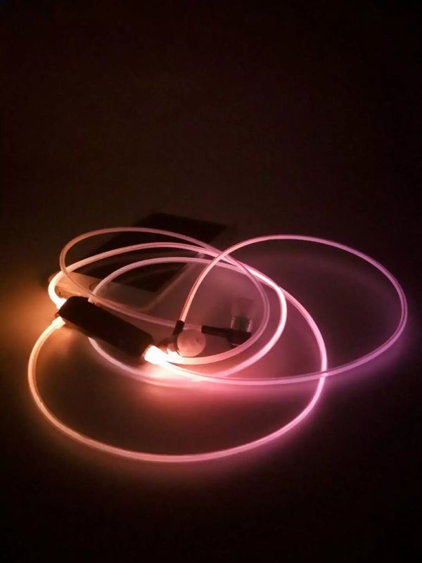 Cool Design 7 Colors LED Light Luminous Earphones for iPhone and All Smart Phone (K-688)