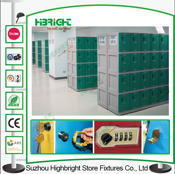 Euo-Friendly ABS Plastic Material Kids Storage Locker Cabinet