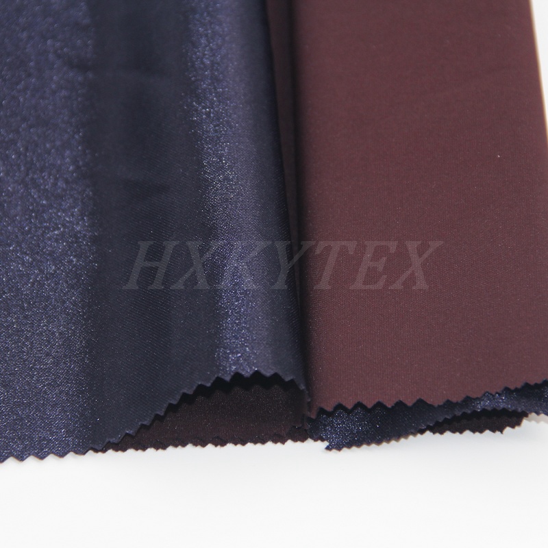 100%Polyetser with Double-Layer Compound Fabric for Trench Coat