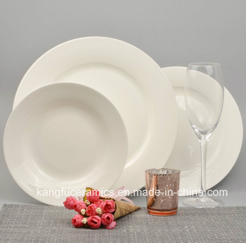 Fine Bone China Modern Dinner Plate, 6 Inch Dinnerware