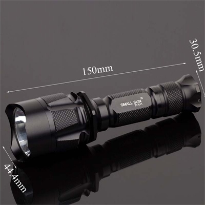 1X18650 Batt Tail Switch 3modes C11 Flashlight