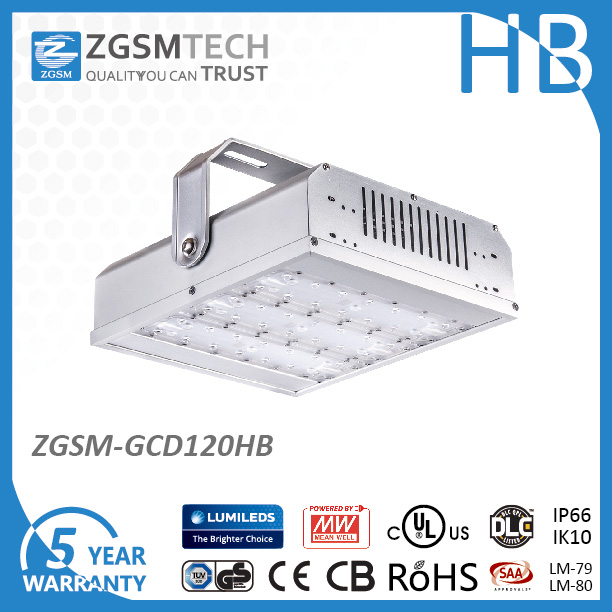 120W Dali Dimmable LED High Bay Light 110V 347VAC