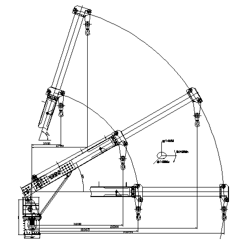 10 Ton Marine Telescopic Boom Ship Deck Crane