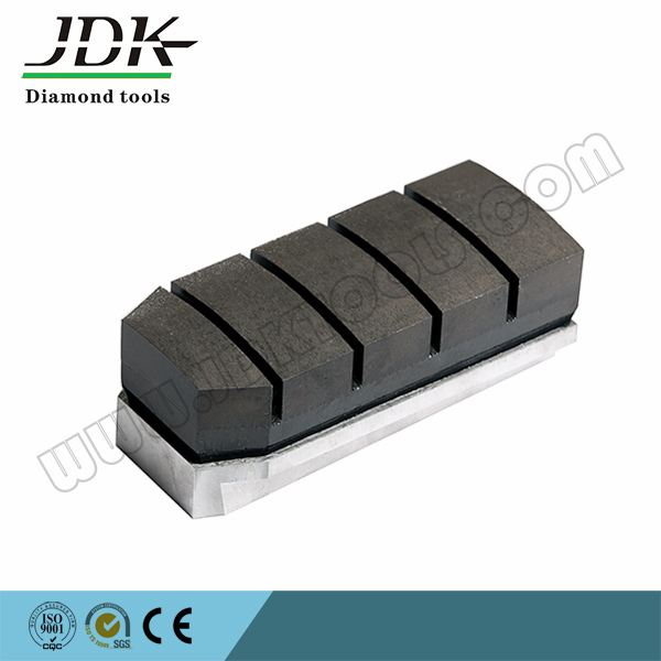 Jdk Diamond Abrasive Fickert with Flume for Granite Grinding