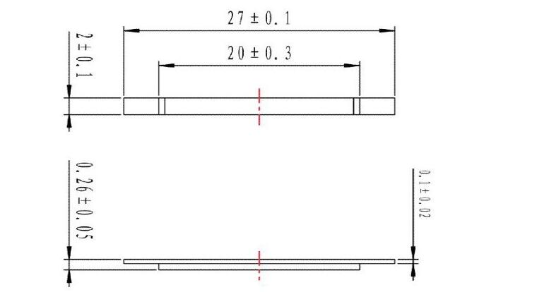 High Sensitivity Rectangle Piezo Ceramic Buzzer