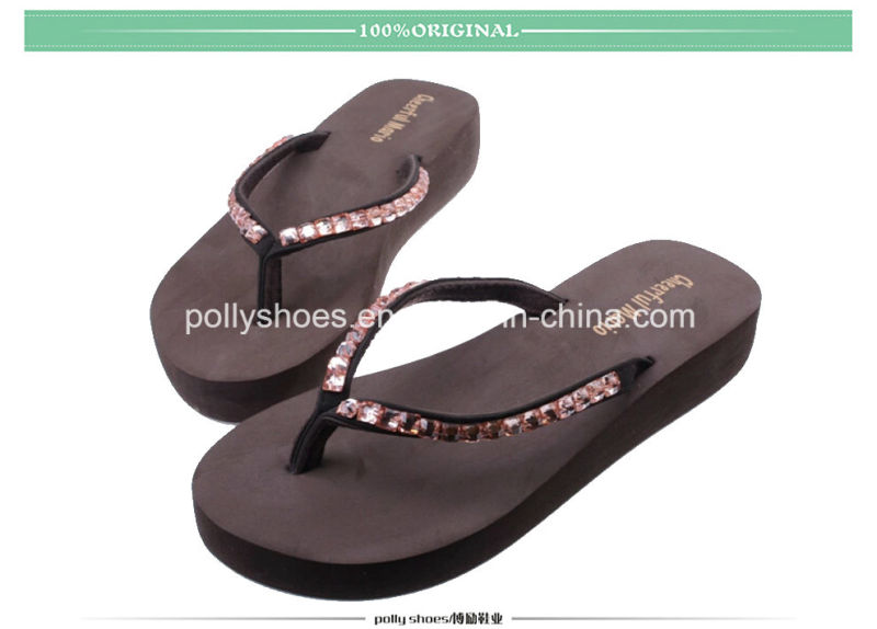 Women's Wedge Sandals Sequin Thong Flip Flops Platform Sandal