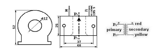 Power Supply Lcta77c Vertical Feedthrough Micro Precision Current Transformer