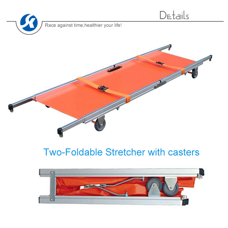 Skb1a07 Fodable Aluminum Alloy Medical Stretcher Easy to Handle