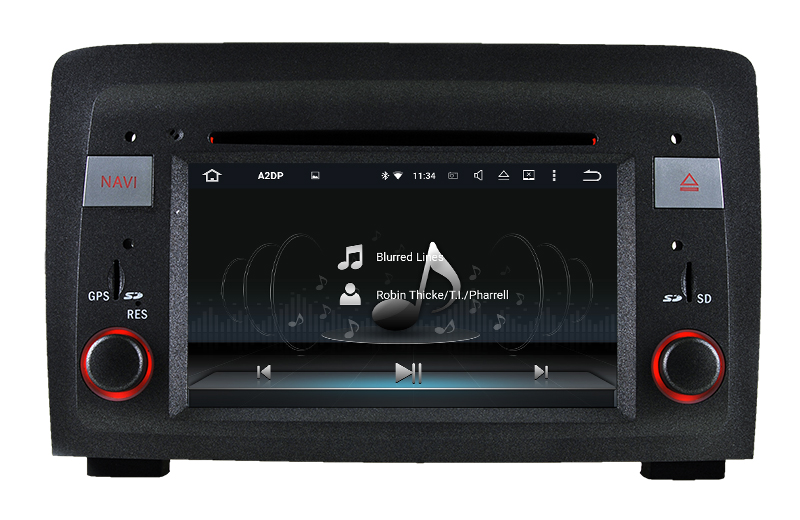 Wholesales Price Hualingan Hl-8718 for FIAT Idea Lancia Musa DVD Navigation