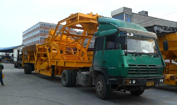 Yhzs 25 Mobile Concrete Batching Plant (25m3/h)