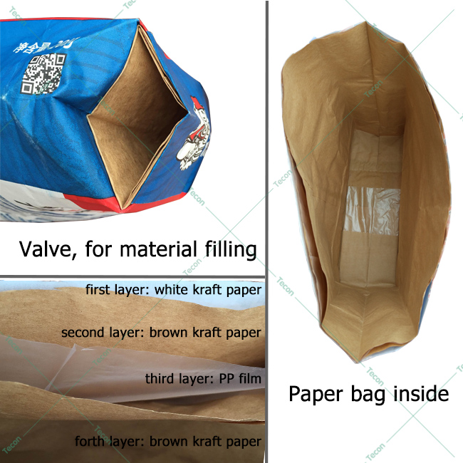 Chemical Kraft Paper Valve Bag Making Machine (ZT9804 & HD4913)