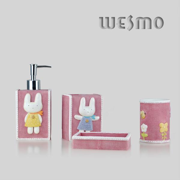 Kid's Polyresin Bathroom Set (WBP0215B)