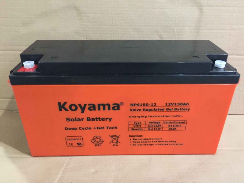 12V 150ah Solar Deep Cycle Gel Battery