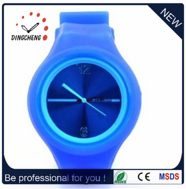 Gift Sport Wrist Christmas Watches Silicone Bracelet Jelly Watch (DC-239)