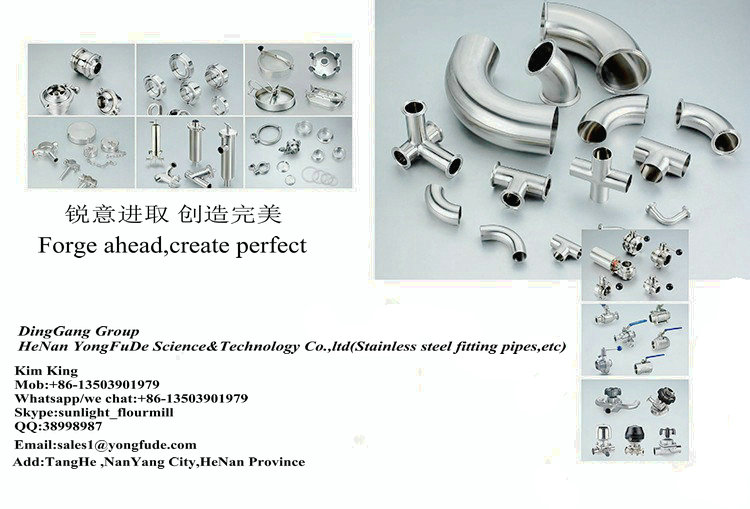 3A/Dn/Bpe Stainless Steel Sanitary Welded Pipe Fittings