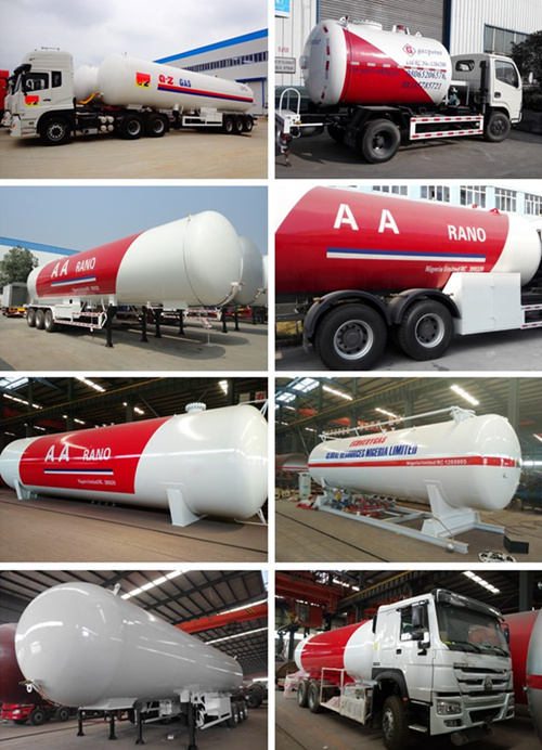 54, 000 Liters LPG Tanker Trailer, LPG Gas Tanker, LPG Trailer 25mt for Sale