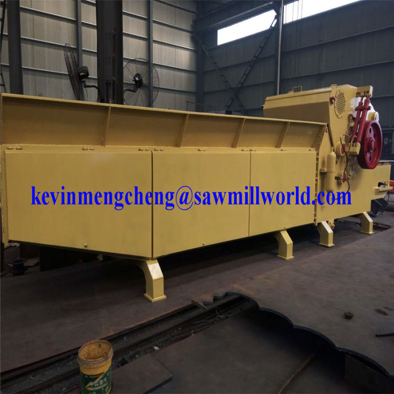 Wood Chipping Shredder for Sale Wooden Pallet Crusher Machine Drum Chipper