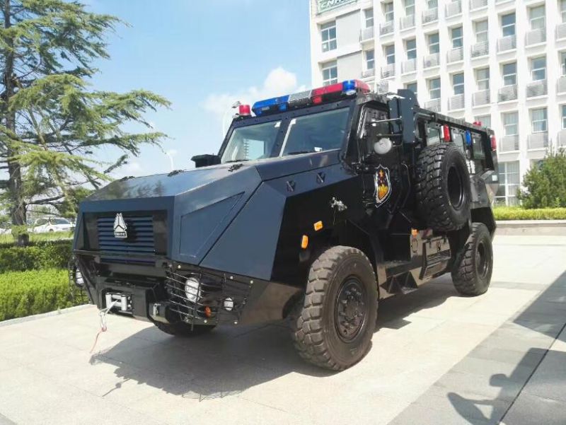 Sinotruk Military Vehicle with Anti-Bullet for Police and Army