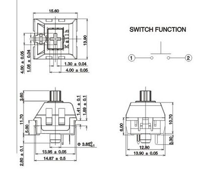 Fbsw2256 Keyboard Switch Electrical Switch High Quality Switch (FBELE)