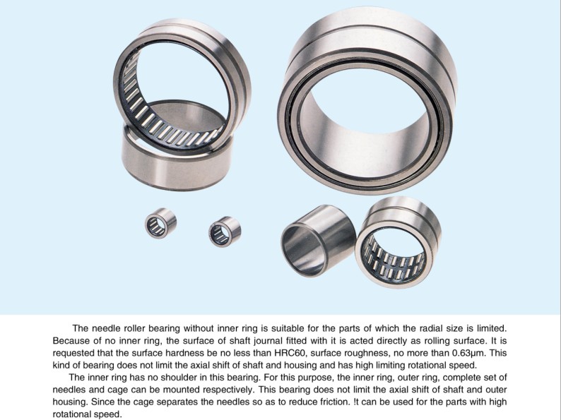 Solid Collar Needle Roller Bearing