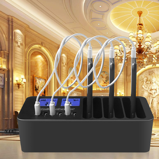 Universal 6 Ports 5V 9V 12V USB Charger with Receives Ark