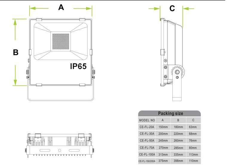 2016 Shenzhen Hot Sale High Brightness LED Floodlight