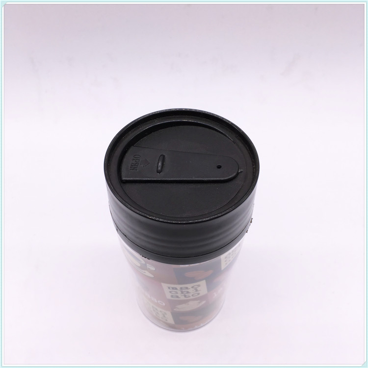 PP Eco Friendly BPA Free 16oz Double Wall Coffee Mug Plastic Cup