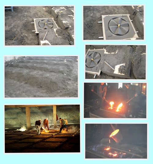 Custom Engine Parts Aluminum Sand Casting with Deburring