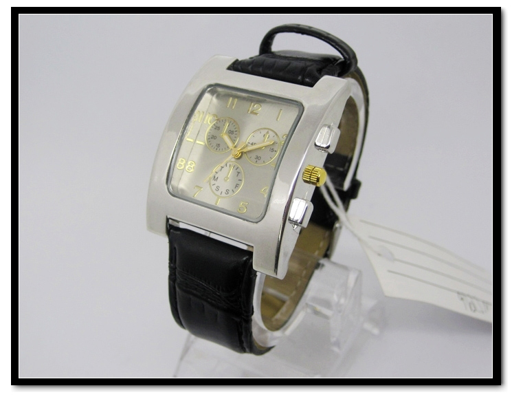 Hanglee-1529 High Quality Square Alloy Quartz Watch